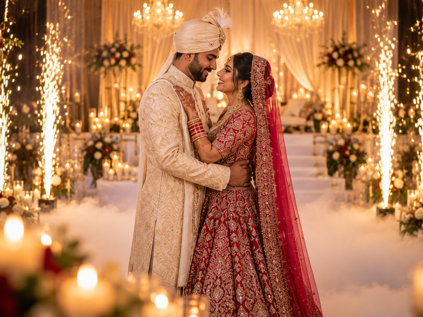 Indian wedding at Divya Samaroha Calgary