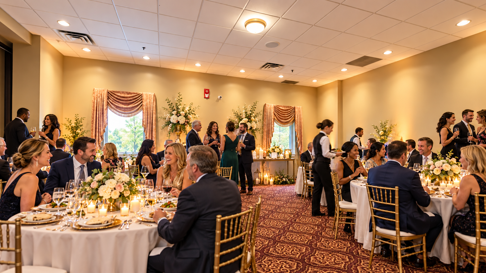 Elegant Candlelit Banquet Reception (1)