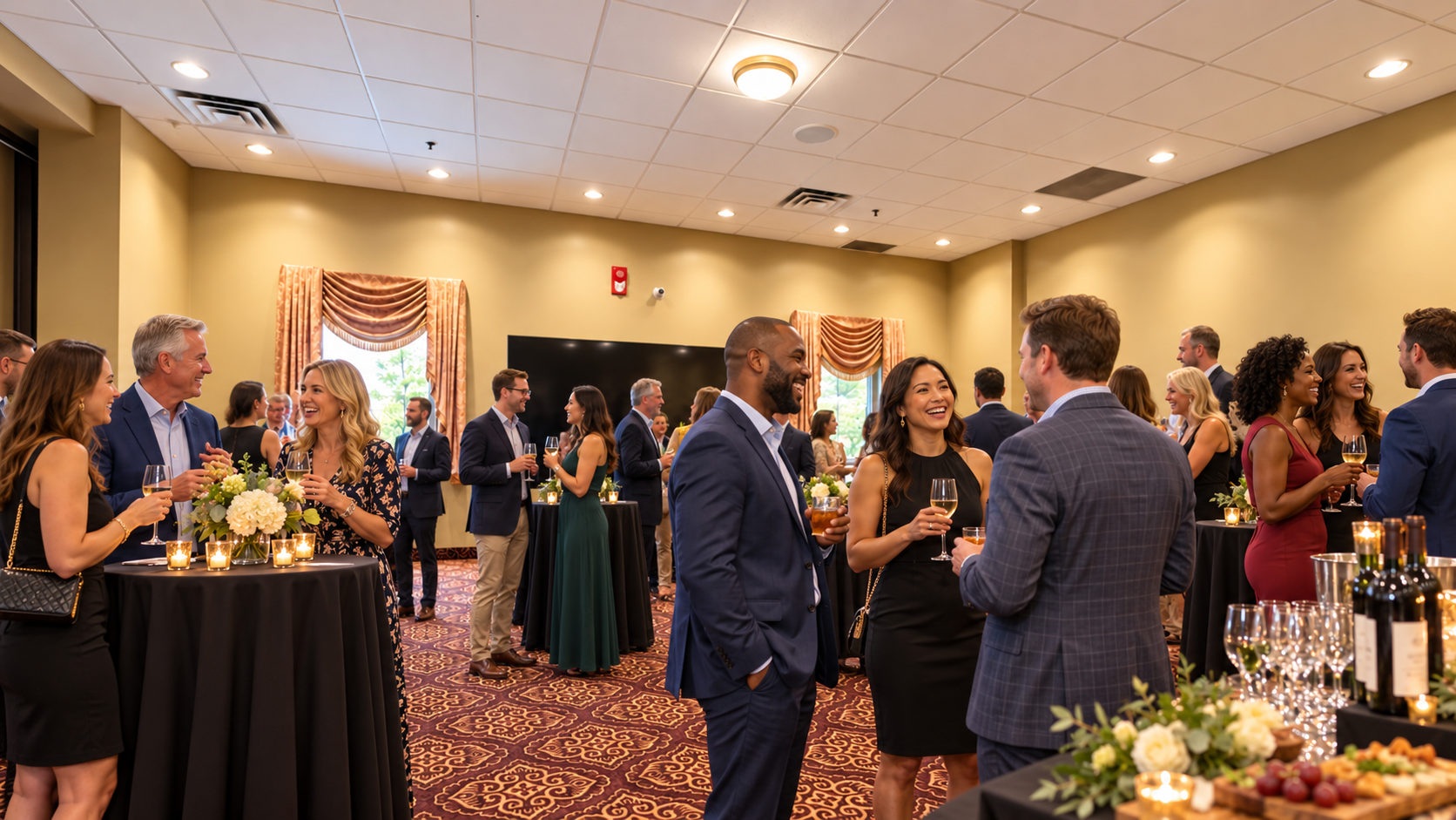 Elegant Cocktail Networking Reception